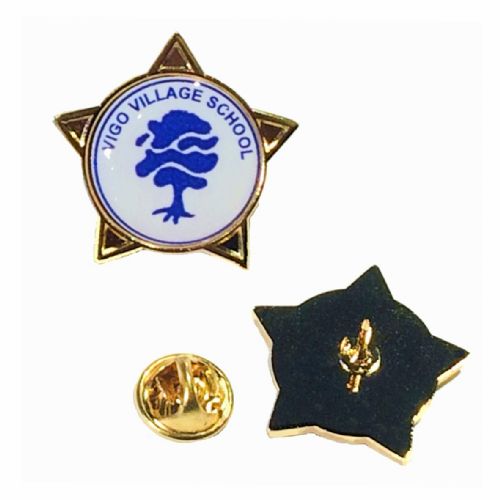 superior gold star badge